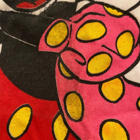 Sunday Comics Vintage Mickey & Minnie Mouse Front & Back Design T-shirt - Picture 5 of 7